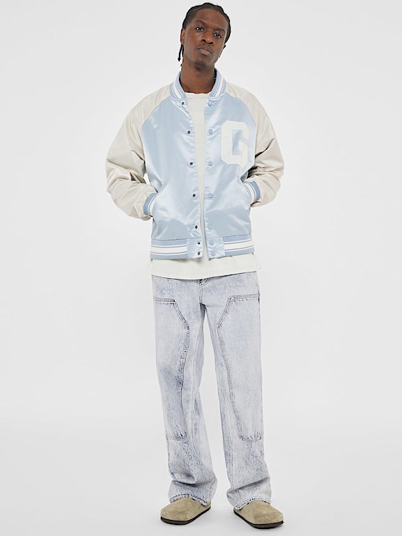 GUESS Originals Satin bomber jacket Men