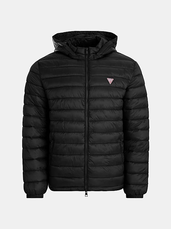 Puffer jacket mens guess on sale