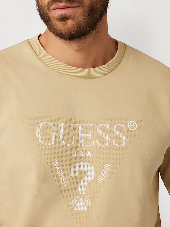 GUESS Triangle logo sweatshirt Men