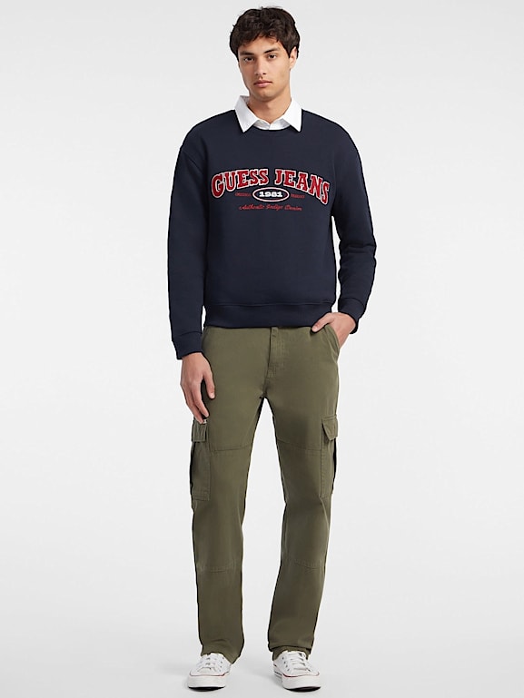 Original Design Sweatshirt Men GUESS Jeans