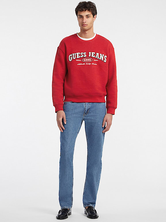 Original Design Sweatshirt Erkek GUESS Jeans
