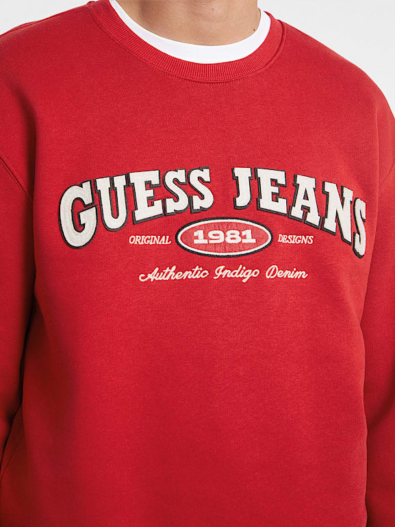 Original Design Sweatshirt Men GUESS Jeans