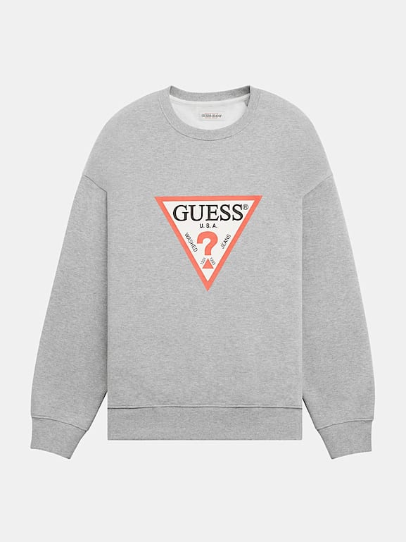 Grey guess sweater online