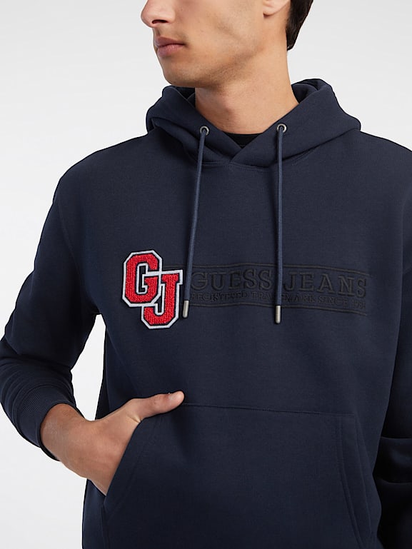 Mens guess hoodie discount