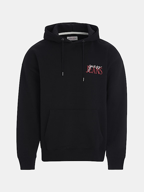 Guess arch logo hoodie best sale