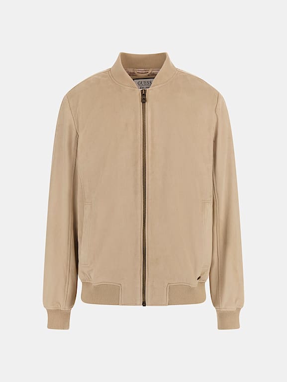 GUESS® Kurtka bomberka z syntetycznego zamszu