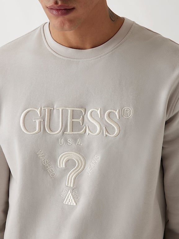 GUESS Front logo sweatshirt Men