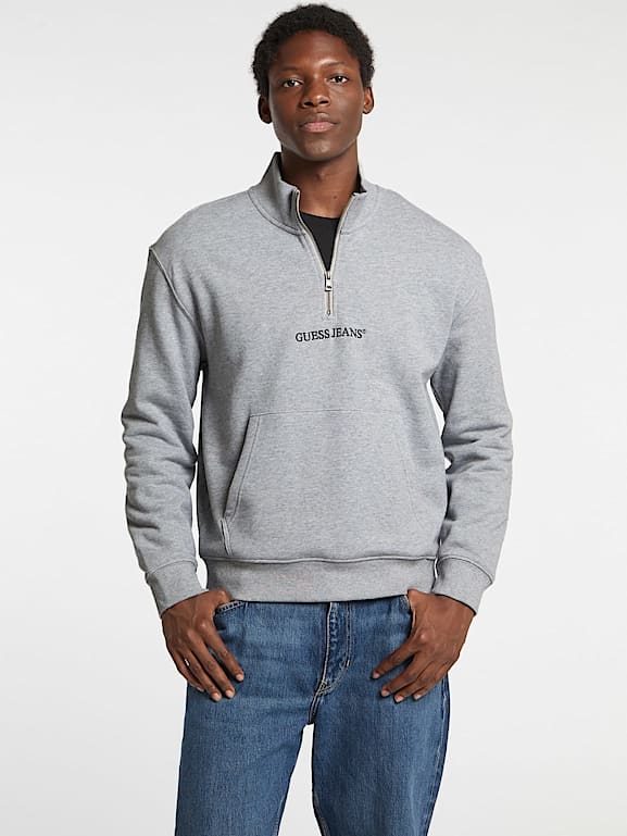 Felpa mezza zip best sale
