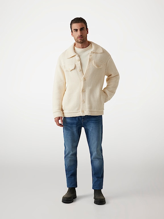 Sherpa jacket button up deals
