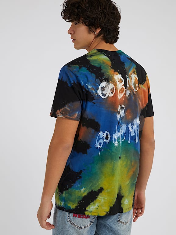 Camiseta guess tie dye hotsell