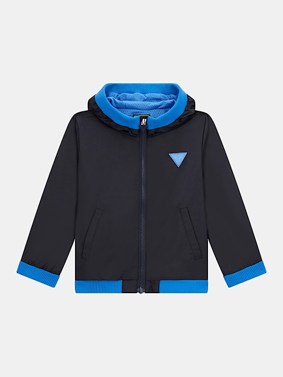 GUESS Kids Small triangle logo jacket Boys