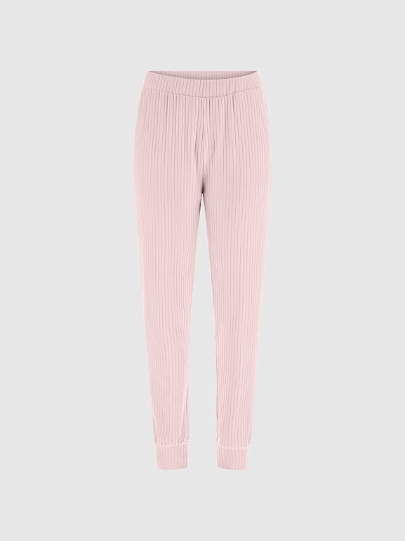 GUESS Rib knit jogger pants Women