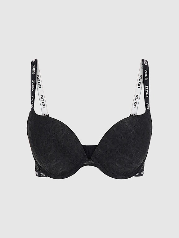 Guess BELLE - Push-up bra - jet black/black 