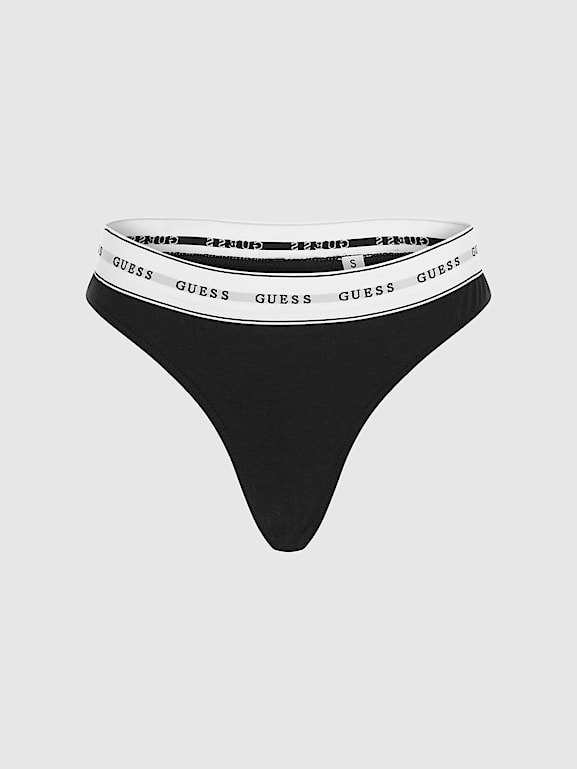 GUESS Women's Logo Thong Underwear