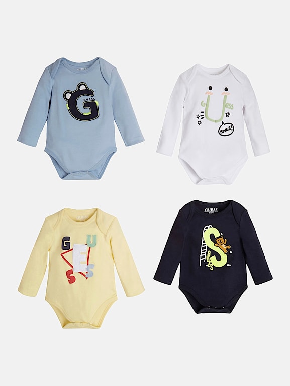 GUESS ROMPER SET IN KATOEN