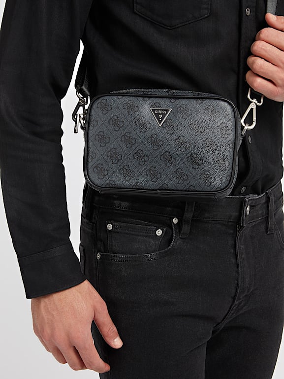 GUESS® Vezzola Smart 4G Logo Mini Crossbody Bag Men