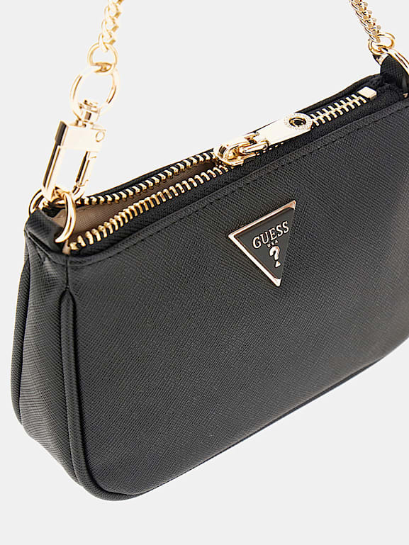 GUESS Saffiano mini pouch Women