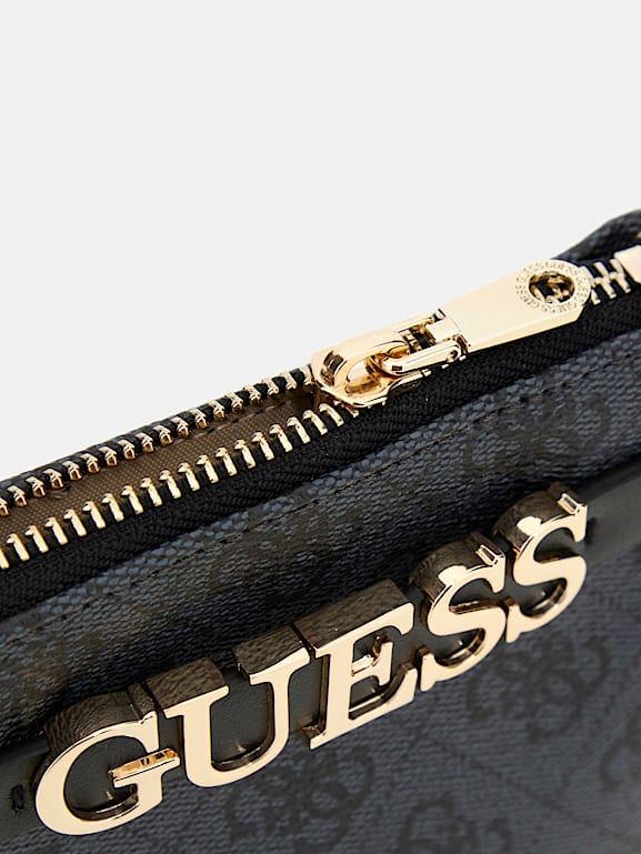 GUESS® Torebak crossbody z logo 4G linia Zamira Kobieta
