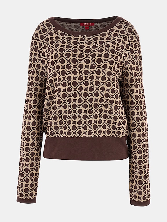 GUESS All over logo sweater