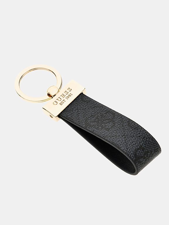 GUESS 4G logo keychain