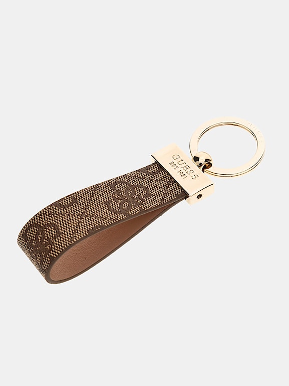 GUESS 4G logo keychain