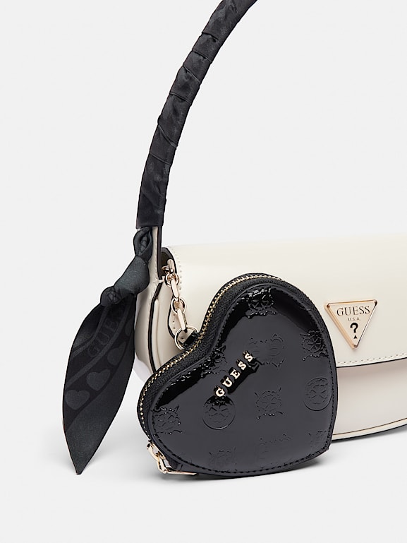 GUESS® Heart pouch charm Women