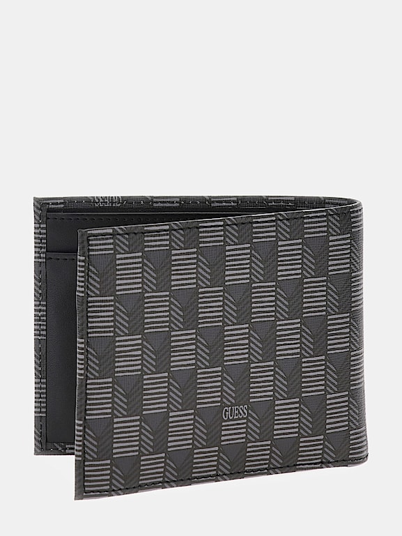 GUESS Mito geometric print purse Men