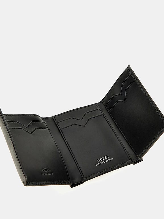 Guess genuine leather wallet clearance
