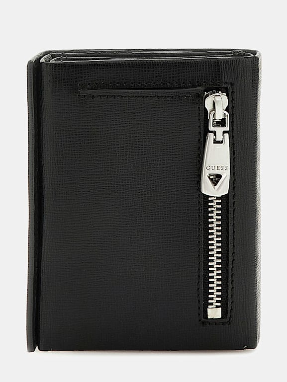GUESS Mito real leather purse Men