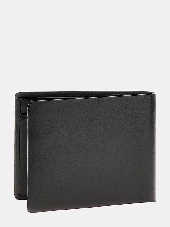 GUESS New Boston genuine leather wallet Men