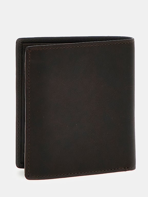 GUESS Roma genuine leather wallet Men