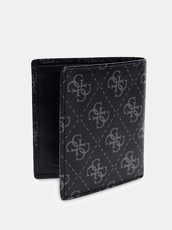 Portefeuille Guess En Cuir Lea 22 - Pour Homme, Compartiments Multiples, Fente Pour Pièces