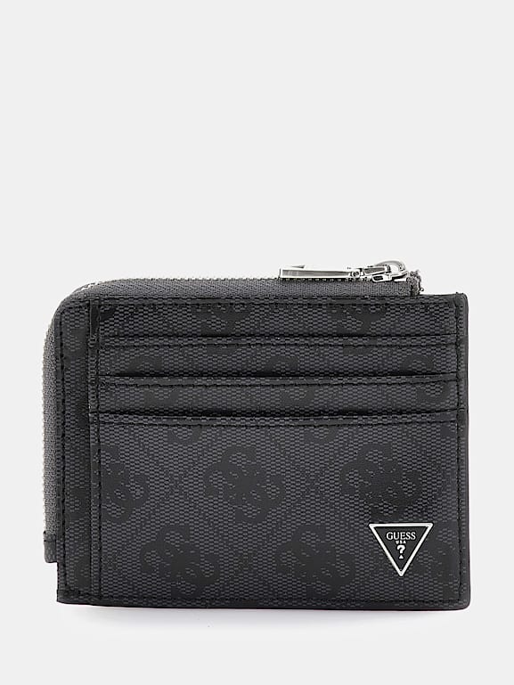 Guess card holder mens sale
