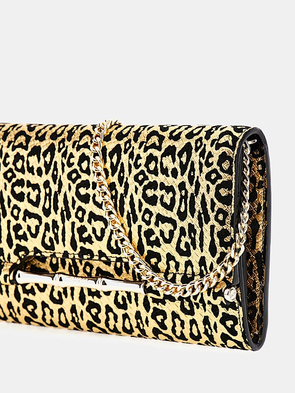 Guess leopard wallet clearance