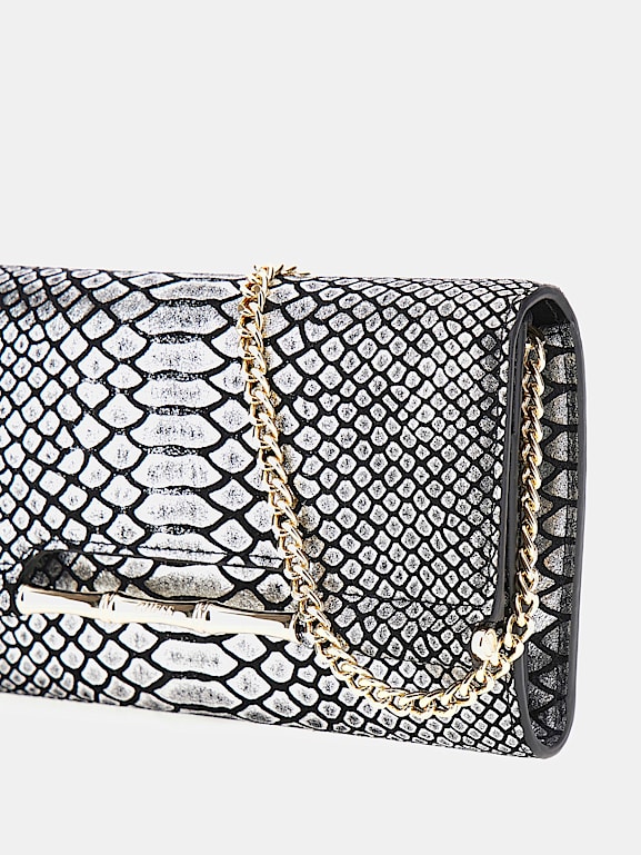 GUESS Iris genuine leather wallet with chain