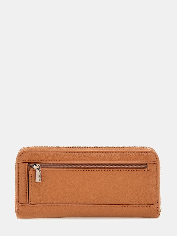 GUESS® Meridian triangle logo maxi wallet Women