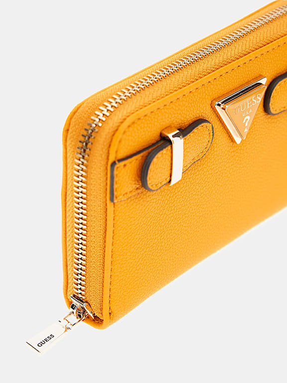Yellow guess wallet top