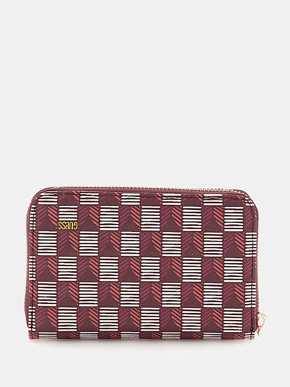 Red guess wallet on sale