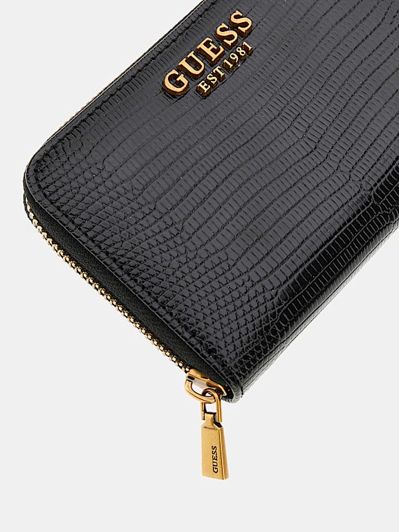 GUESS Mini portafoglio Sibel stampa pitone Donna