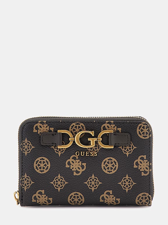 Gold discount guess purse