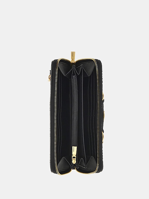 GUESS® Izzy 4G Peony logo maxi purse Women 