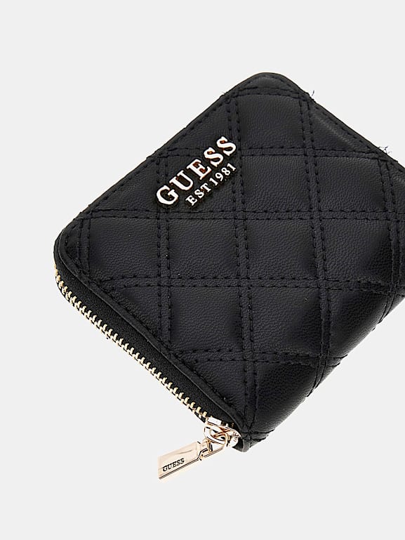 GUESS Giully quilted mini wallet Women