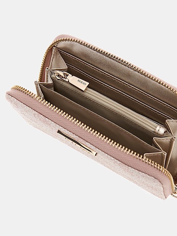 Guess rose gold wallet outlet