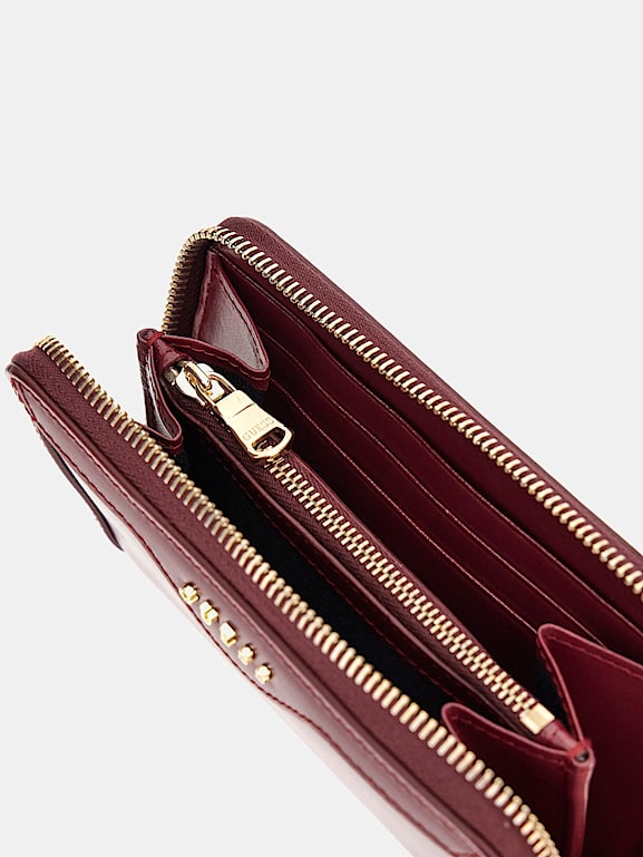 Guess genuine leather wallet hot sale