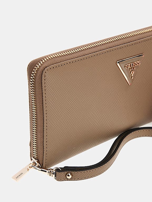 GUESS Laurel saffiano maxi wallet Women