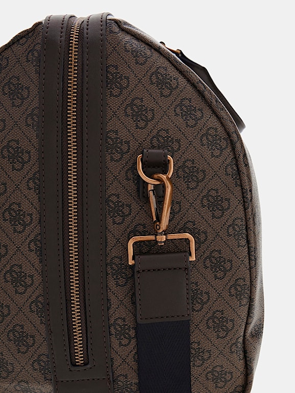 Sac De Voyage GUESS Pisa Double Zip Weekender – Noir, Neuf Avec Étiquette