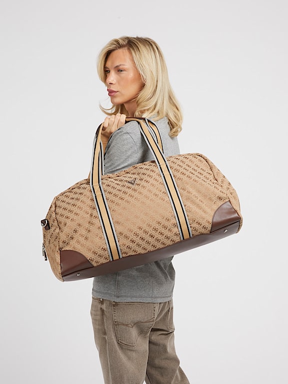 GUESS Strave 4G logo weekender bag Men