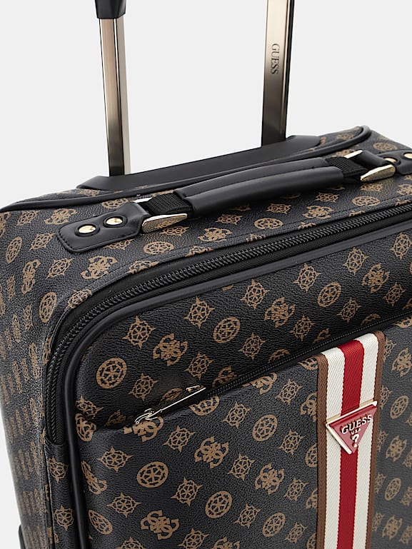 GUESS Valise a roulettes Van Sant logo 4G pivoine