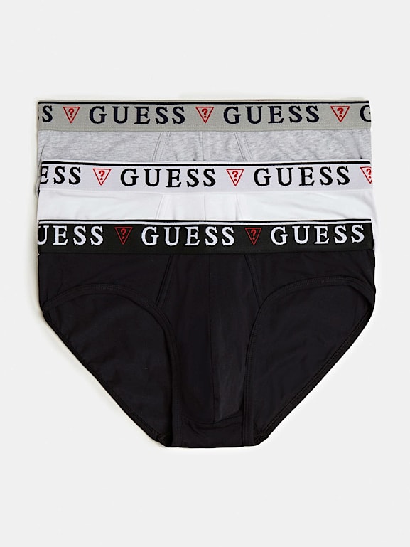 GUESS Pack 3 briefs with logo band Men