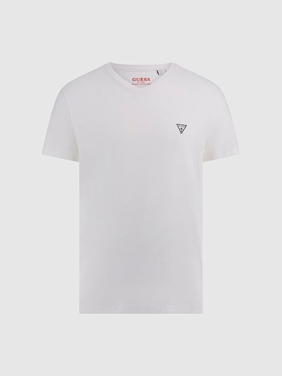 T shirt guess blanc homme cheap
